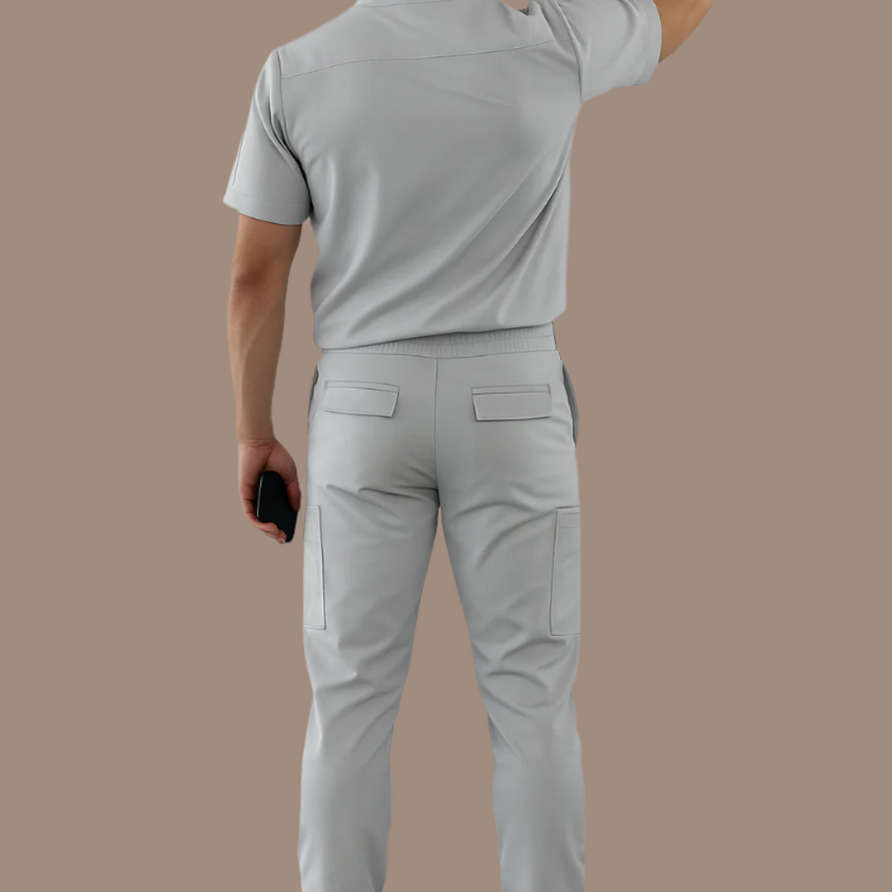 Elite Motion Scrub Set – stretch-fit scrubs for male healthcare workers
